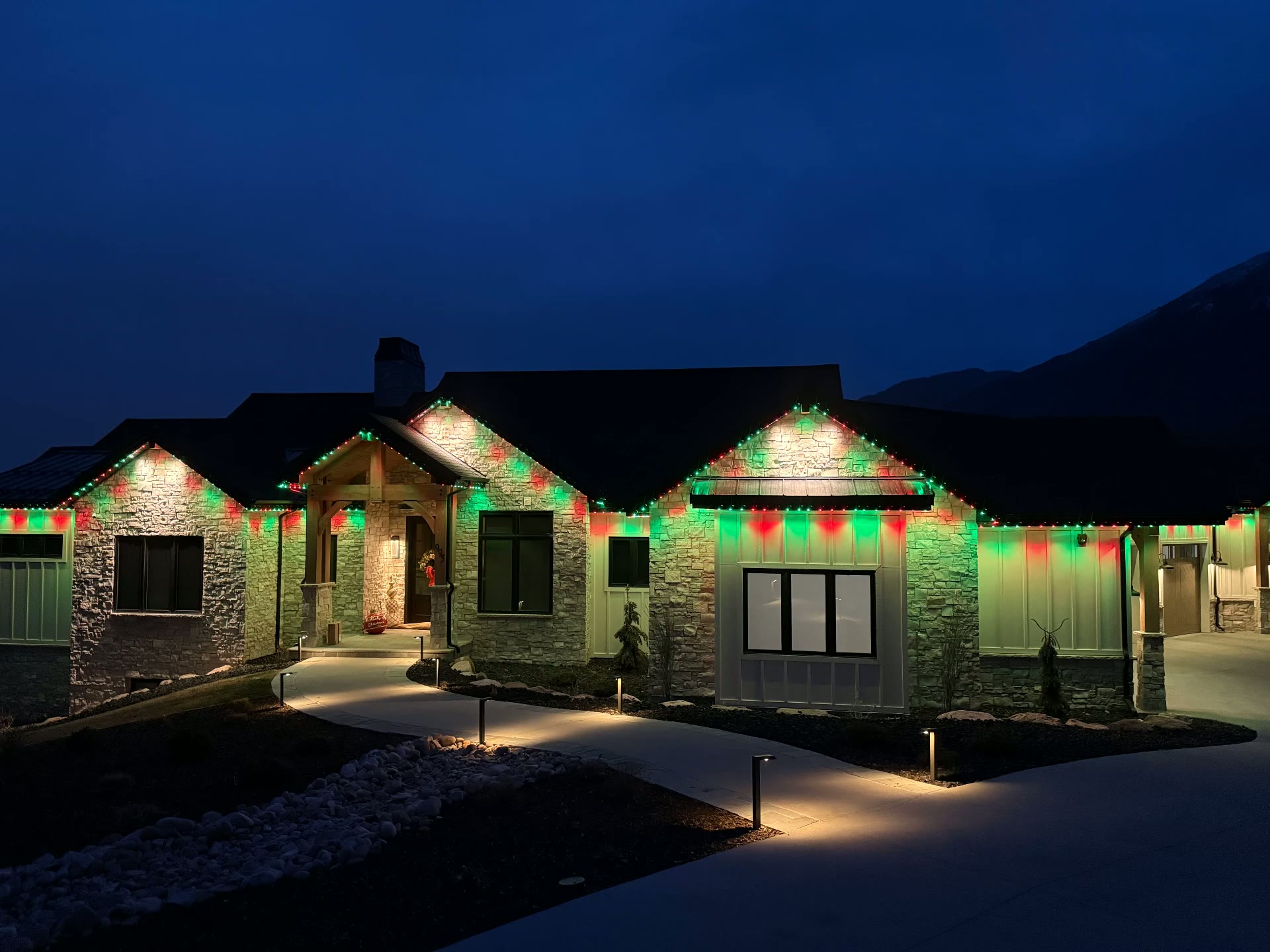 Night — full holiday color
